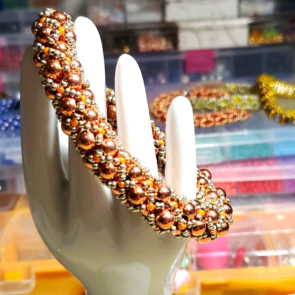 Beaded bracelet - Handmade